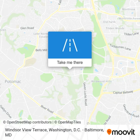 Windsor View Terrace map