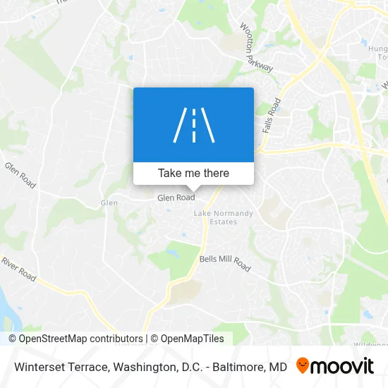 Winterset Terrace map