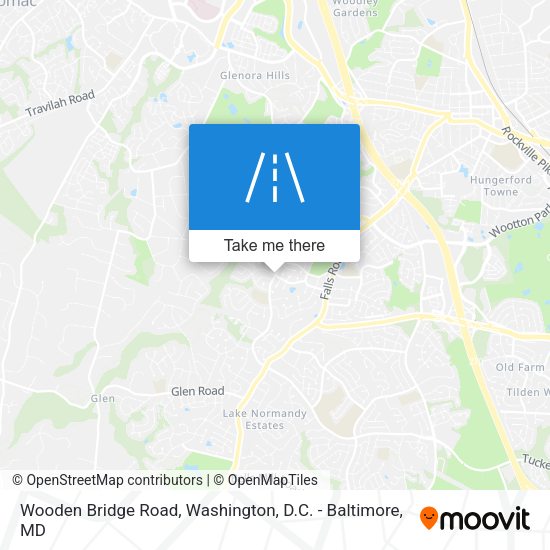 Mapa de Wooden Bridge Road