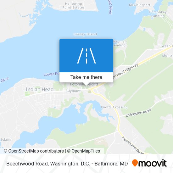 Beechwood Road map