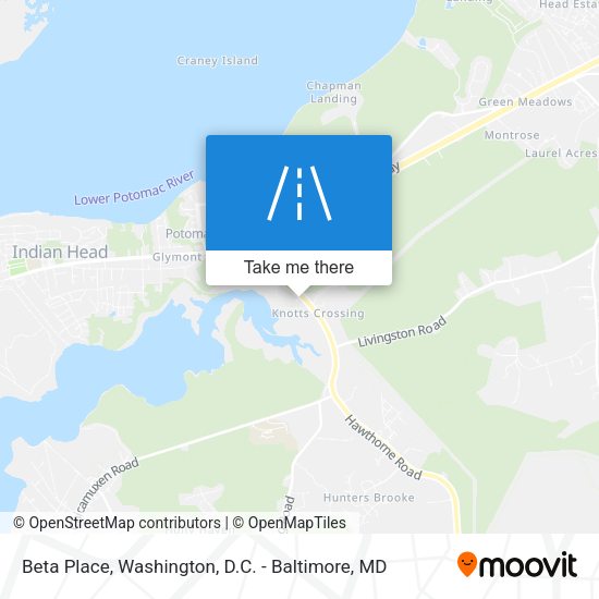 Beta Place map