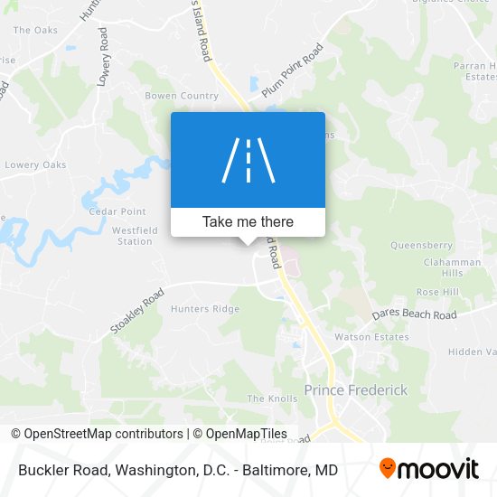 Buckler Road map
