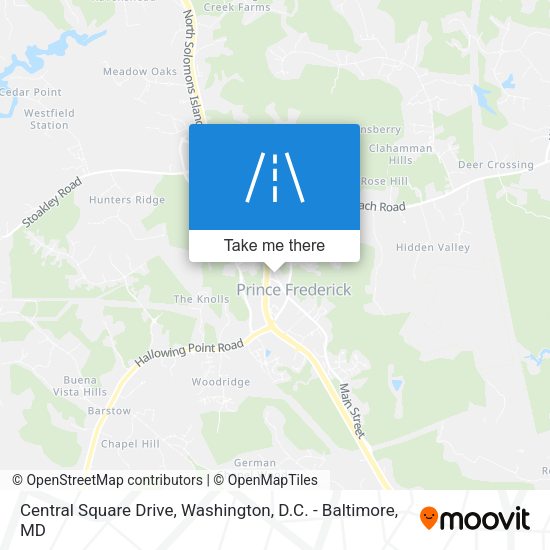 Central Square Drive map