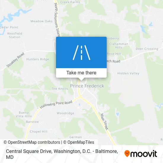 Central Square Drive map