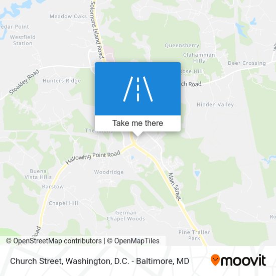 Church Street map