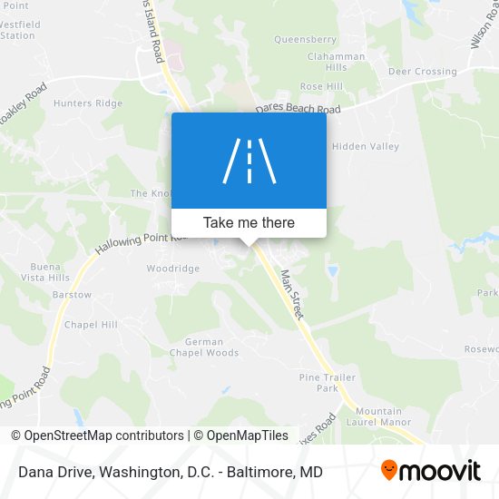 Mapa de Dana Drive