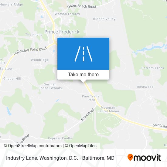 Industry Lane map