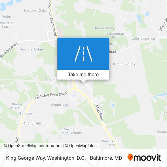 Mapa de King George Way
