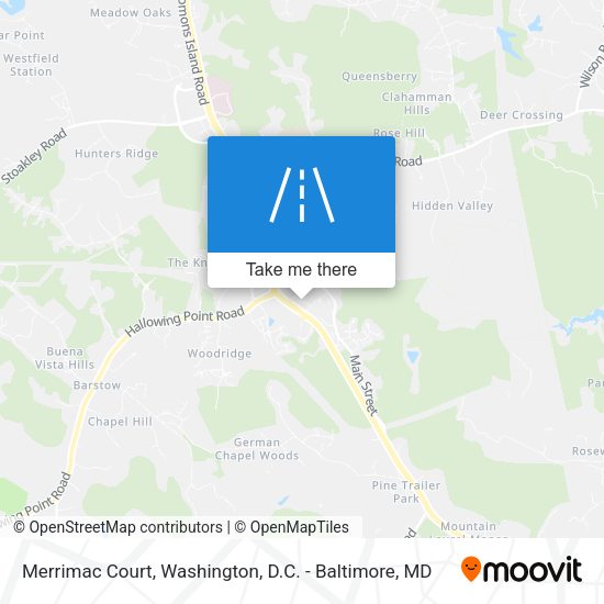 Merrimac Court map