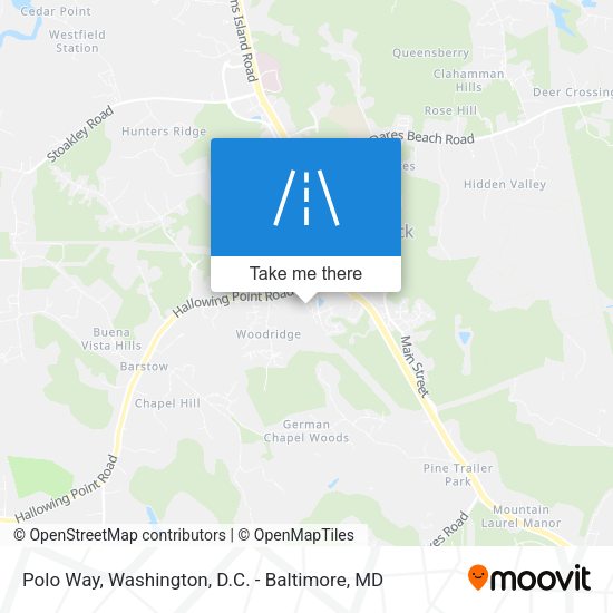 Polo Way map
