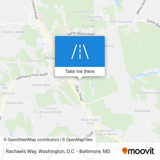 Mapa de Rachaels Way