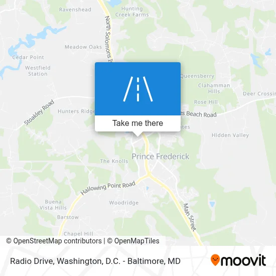 Radio Drive map