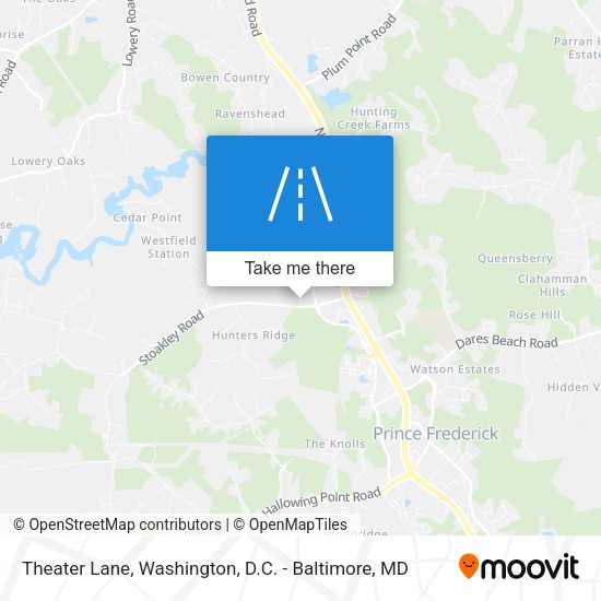 Theater Lane map