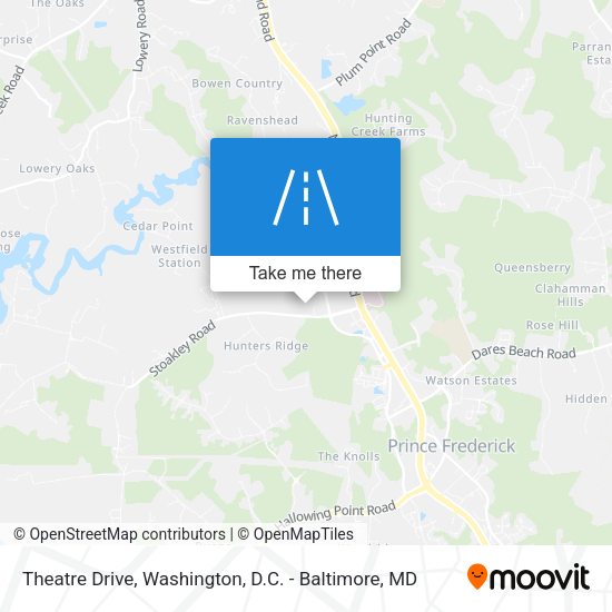 Mapa de Theatre Drive