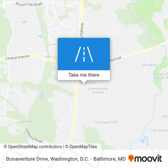 Bonaventure Drive map