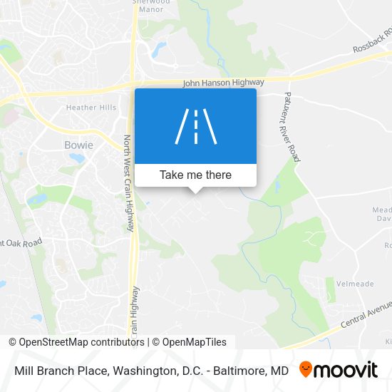 Mill Branch Place map