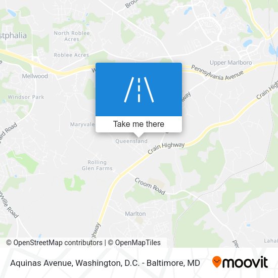 Aquinas Avenue map