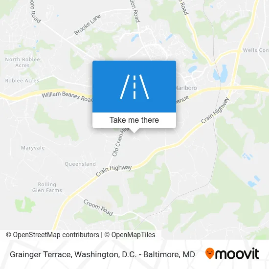 Grainger Terrace map