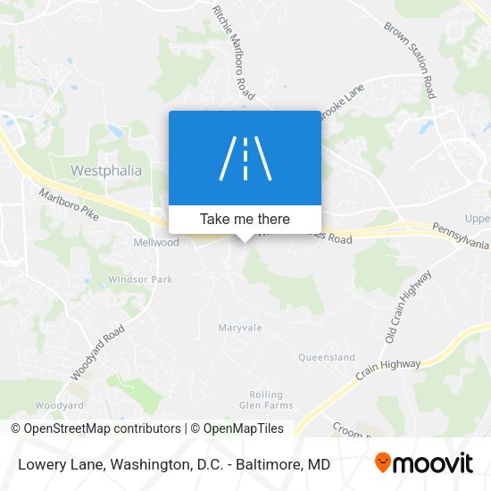Mapa de Lowery Lane