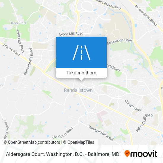 Aldersgate Court map