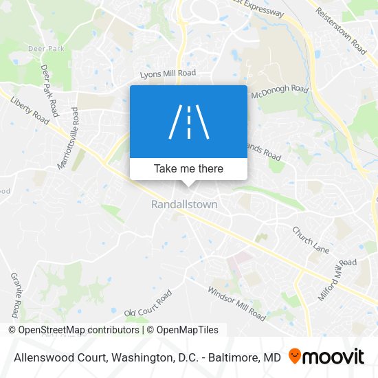 Allenswood Court map