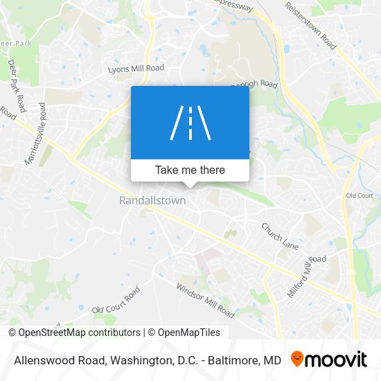 Mapa de Allenswood Road