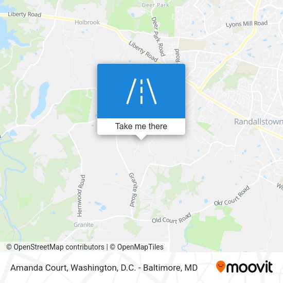 Amanda Court map