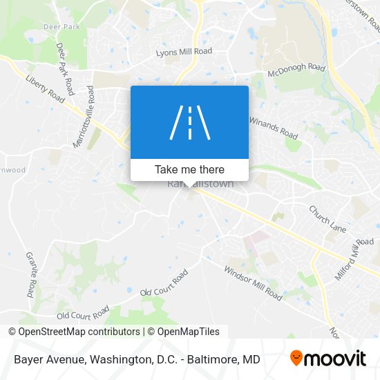 Bayer Avenue map