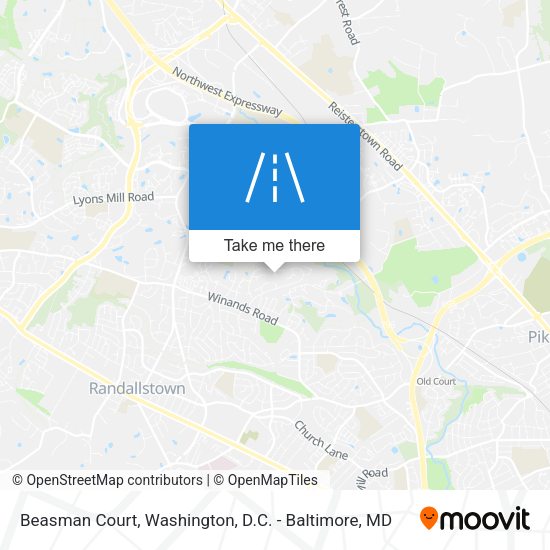 Mapa de Beasman Court