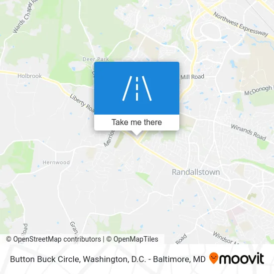 Button Buck Circle map