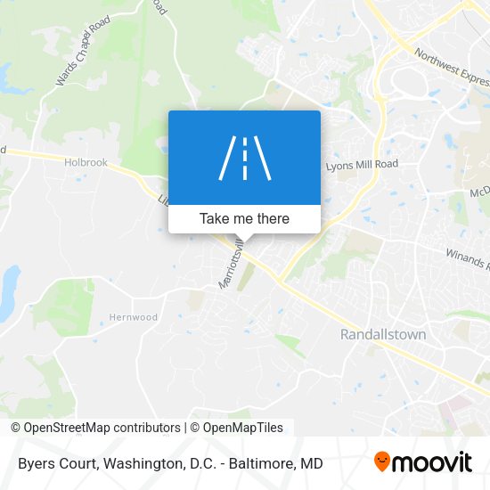 Byers Court map
