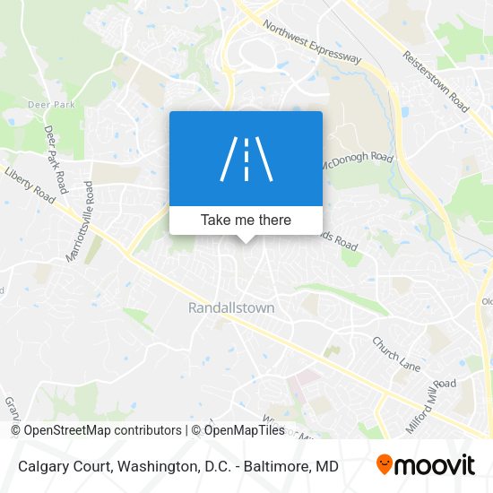 Calgary Court map