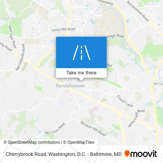Mapa de Cherrybrook Road