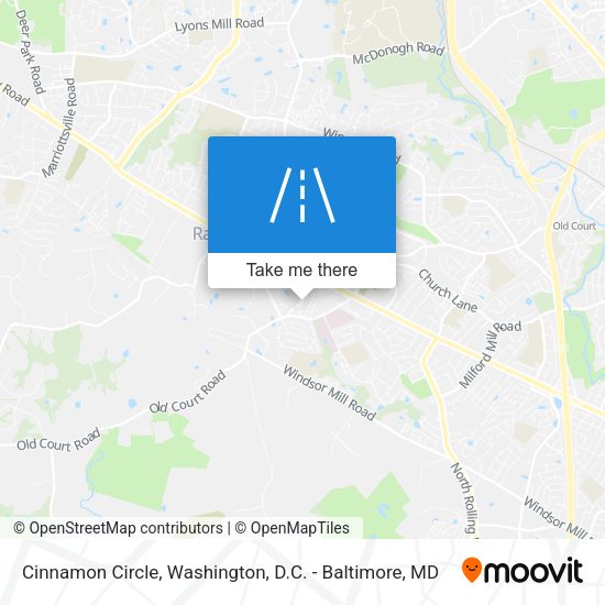 Mapa de Cinnamon Circle