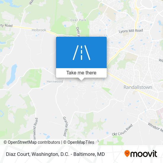 Diaz Court map