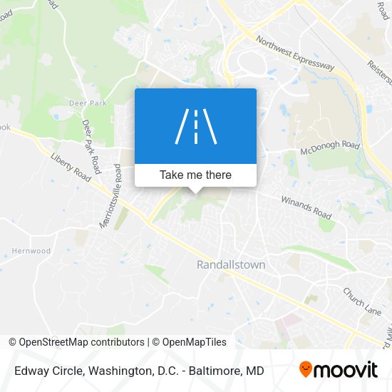 Edway Circle map