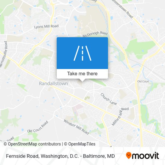 Fernside Road map