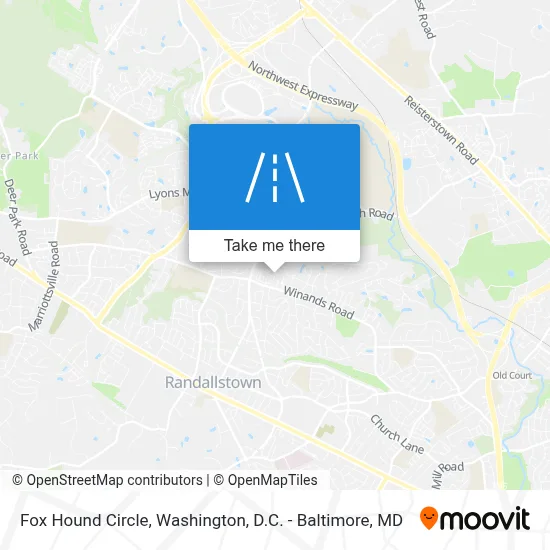 Fox Hound Circle map