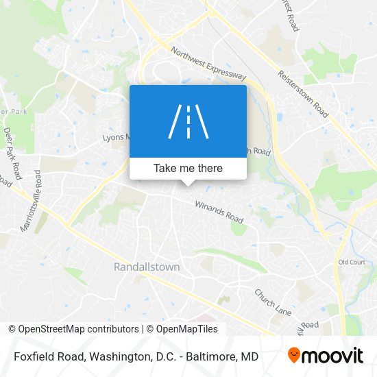 Mapa de Foxfield Road