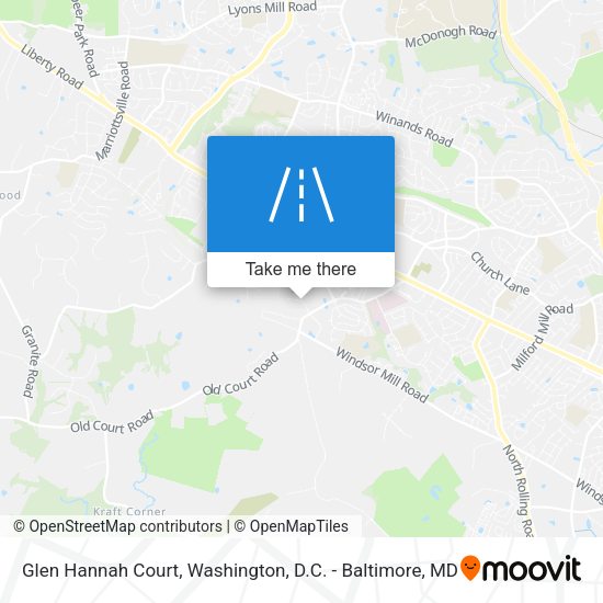 Glen Hannah Court map