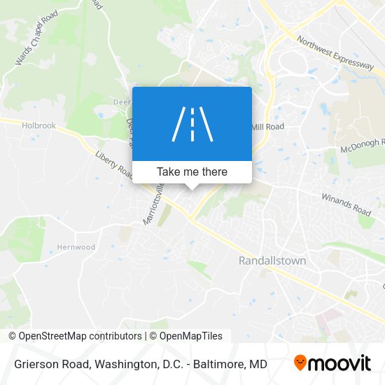 Mapa de Grierson Road