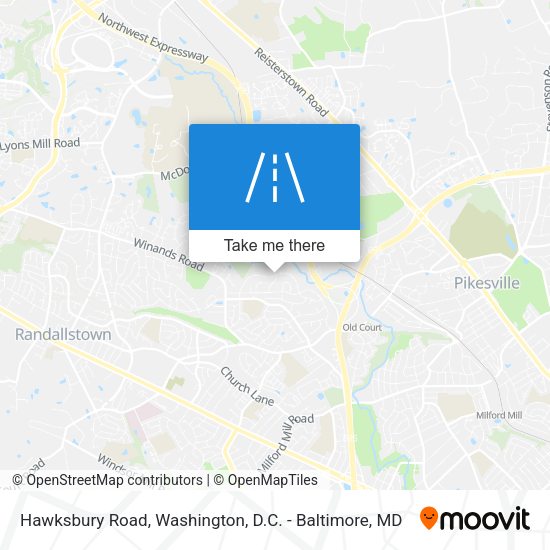 Mapa de Hawksbury Road