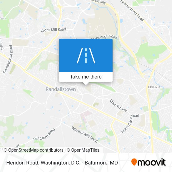 Mapa de Hendon Road