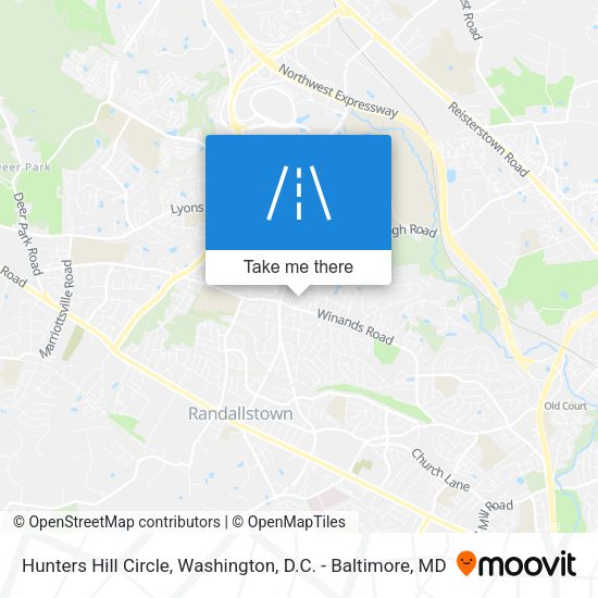 Mapa de Hunters Hill Circle