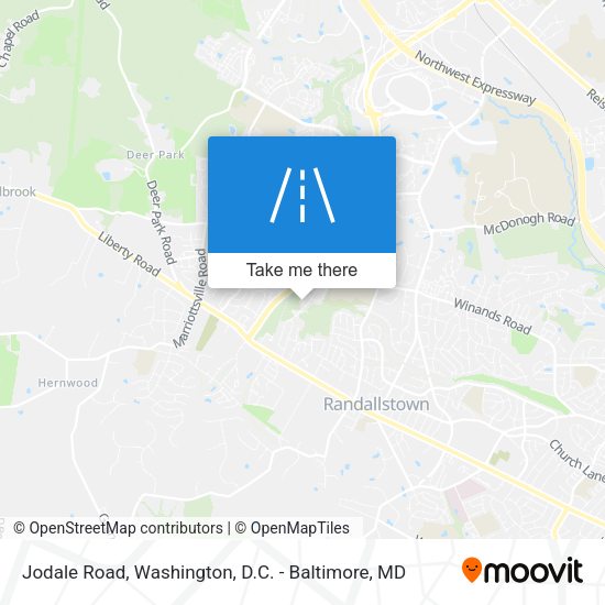 Mapa de Jodale Road