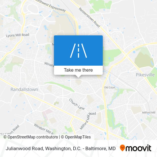 Mapa de Julianwood Road