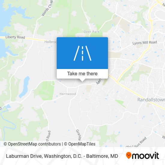 Mapa de Laburman Drive