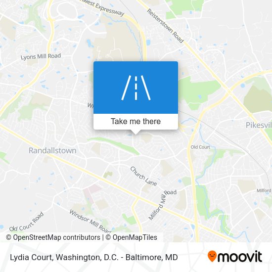 Lydia Court map