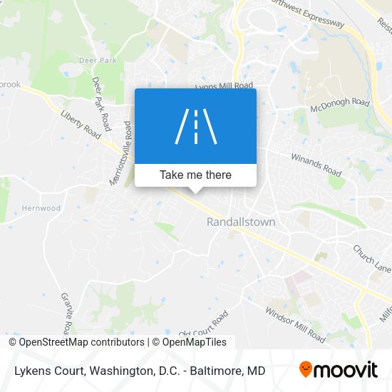 Mapa de Lykens Court
