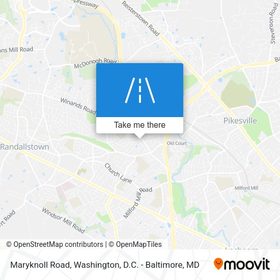 Mapa de Maryknoll Road